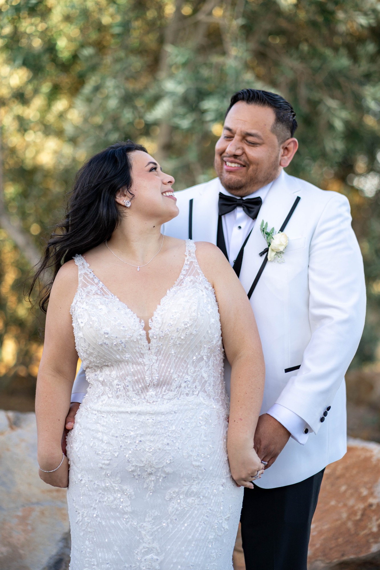 St. Vincent de Paul Church & Robledo Barn wedding photo
